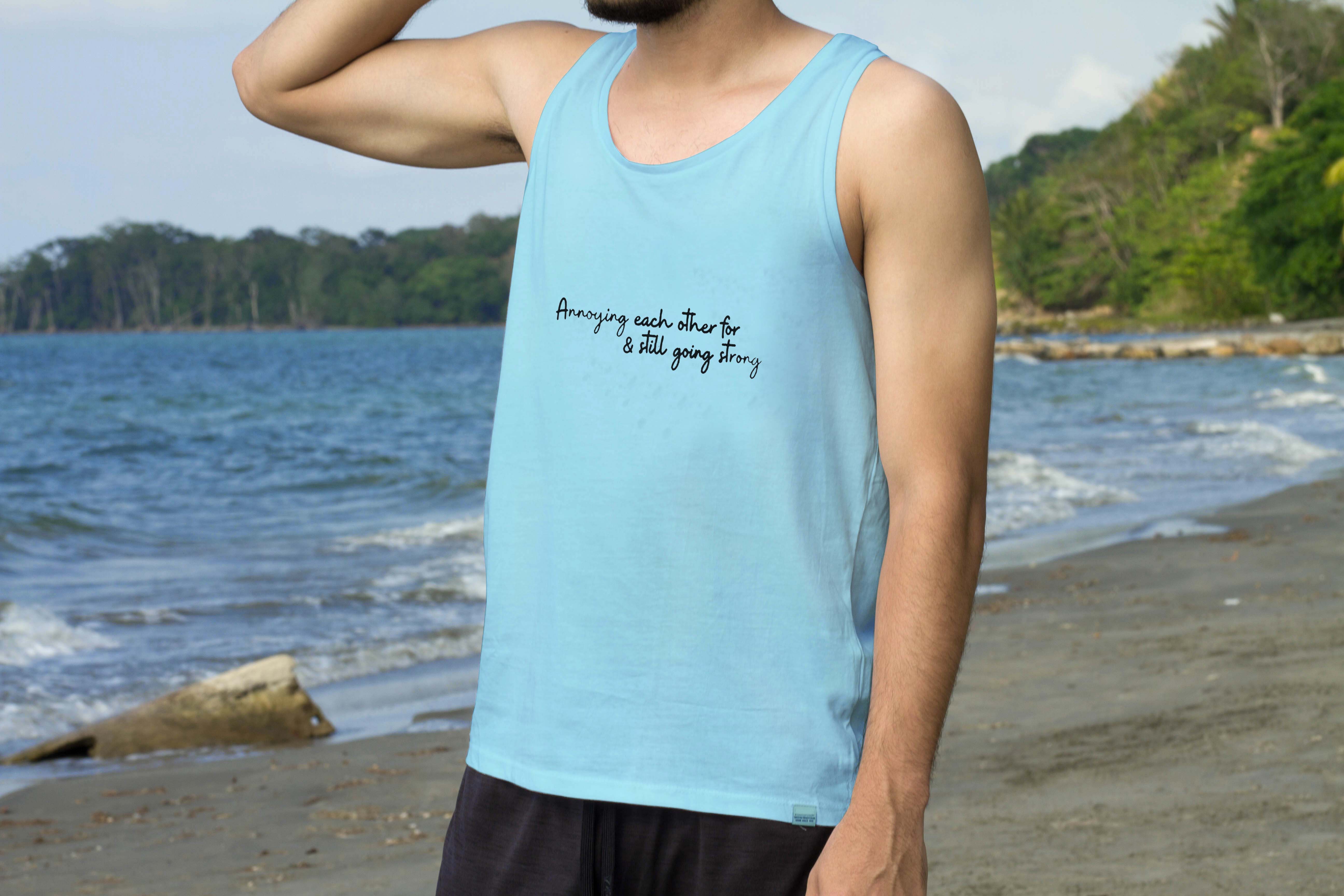 Annoying each other for and still going strong | Women's Flowy Scoop Muscle Tank